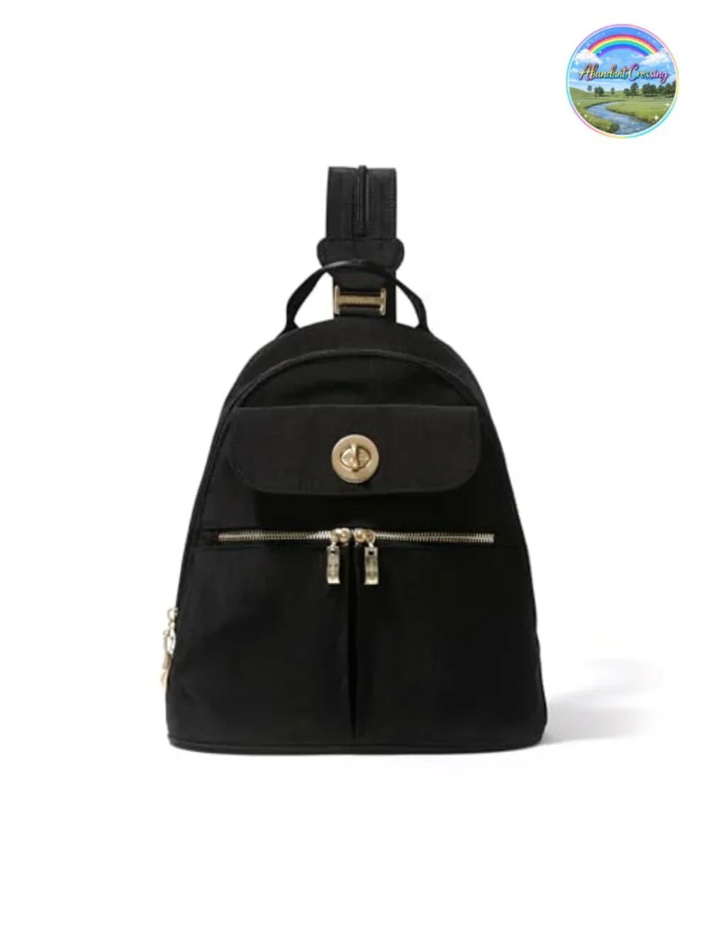 Baggallini Naples Convertible Backpack Travel Sling Crossbody Nylon RFID Padded